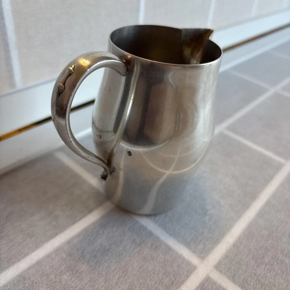 Vintage Oneida Silversmiths Silverplate Creamer Medieval  Renfest Renfaire Decor